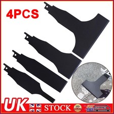 4Pcs Scraper Reciprocating Saw Blade Saber Shovel Tile Mud Electric Cleaning Kit