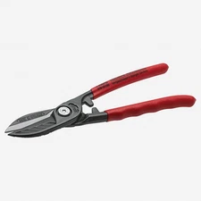 NWS 12" English Pattern Tin Snips - Atramentized - Plastic Grip