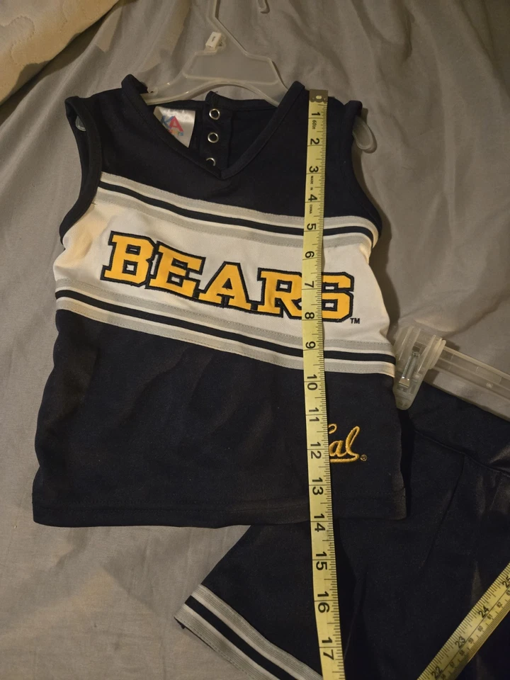 Disfraz/traje de animadora Bears/Cal, niño pequeño 2T Foto 2 de 4