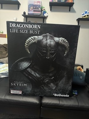 Gaming Heads Dragonborn Life Size Bust The Elder Scrolls V Skyrim Collectible