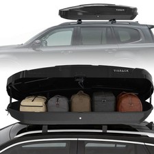 21 Ft Heavy Duty Abs Vehicle Roof Top Storage Box Cargo Luggage Carrier 2 Locks