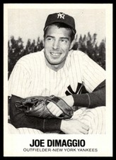 1977 Galasso Glossy Greats Joe DiMaggio New York Yankees #1