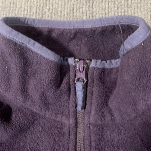 Columbia Mens M Purple Full Zip Fleece Jacket Stand-Up Outdoor Hiking image 6