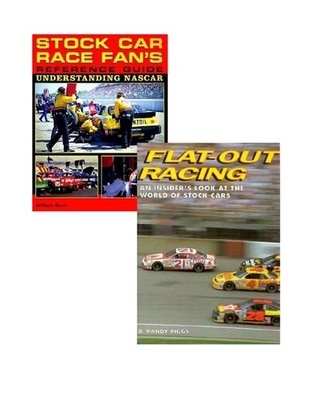 NASCAR FLAT OUT RACING  2 Book Set
