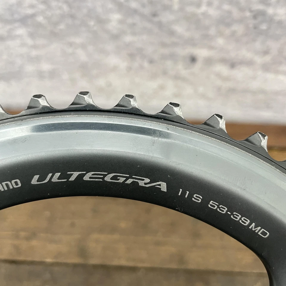 Shimano Ultegra 11-Speed Chainring 53T Road 4-Bolt Asymmetric 110 BCD 53-39 MD - Image 4 of 4