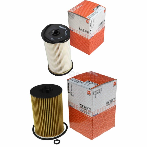 Mahle / Knecht Set Filterpaket Kraftstofffilter KX 220D ÖLfilter OX 787D-image