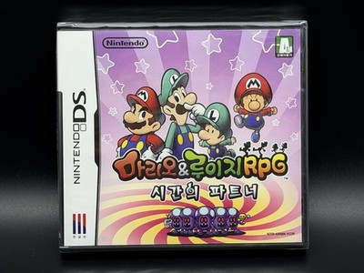 SEALED Korean Mario & Luigi Partners in Time Nintendo DS Korean Version New RARE