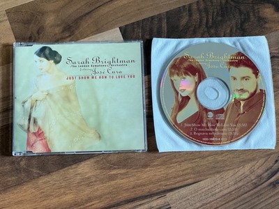SARAH BRIGHTMAN JOSE CURA Just Show Me How To OOP 1997 GERMANY CD single 2 live