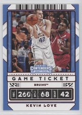 2020 Panini Contenders Draft Picks Variation Game Ticket Red Kevin Love #27 ng3