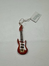 ELECTRIC GUITAR  3.5" MUSICAL INSTRUMENT CHRISTMAS ORNAMENT NEW