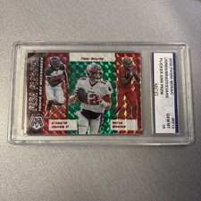 2020 Panini Mosaic Tom Brady Flea Flicker Green Mosaic GM MT 10