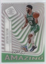 2020-21 Panini Illusions Amazing Emerald Jayson Tatum #15 1ek2