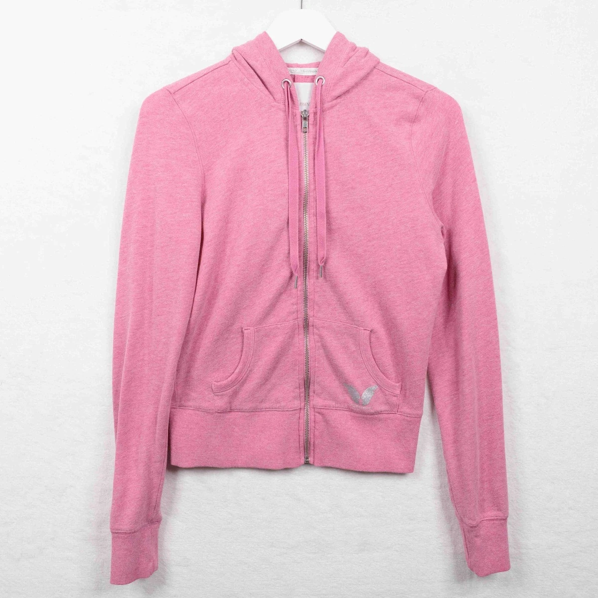 Pull Demi-zip Victoria's Secret Pink - Taille S, Rose Vif, Occasion Très Bon état
