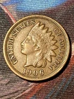 1906 Indian Head Cent XF BN