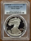 1995 American Silver Eagle PCGS PR70DCAM PR 70 DCAM Registry Coin - TCCCX