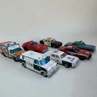Matchbox Yatming Diecast Police Emergency Lot 7 Cars Vintage Patrol Sheriff