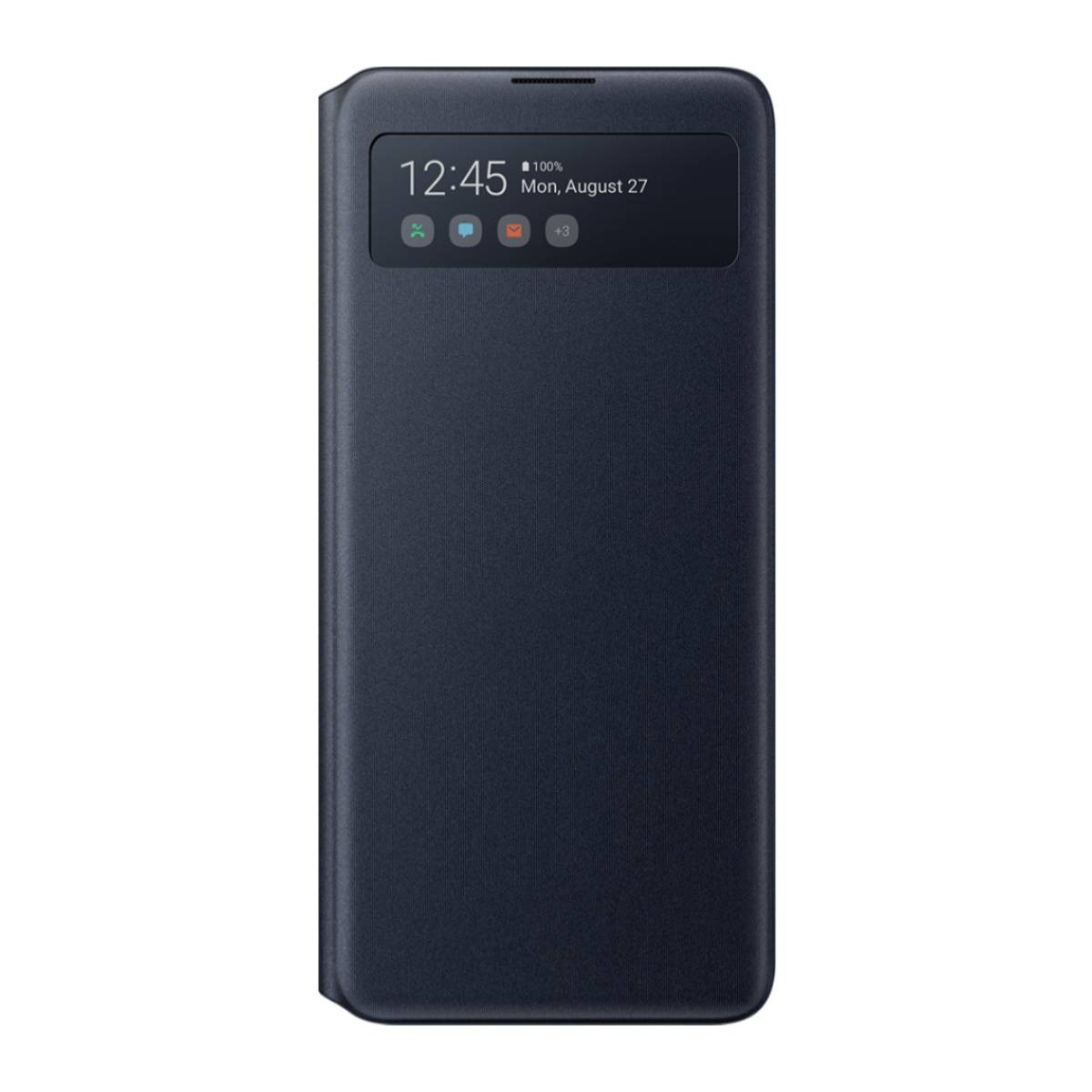Étui de protection avec rabat interactif S View pour Samsung Note 10 Lite et porte-carte