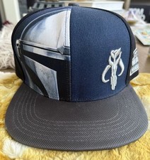 Disney Star Wars The Mandalorian Official Youth Adjustable Flat Bill Hat