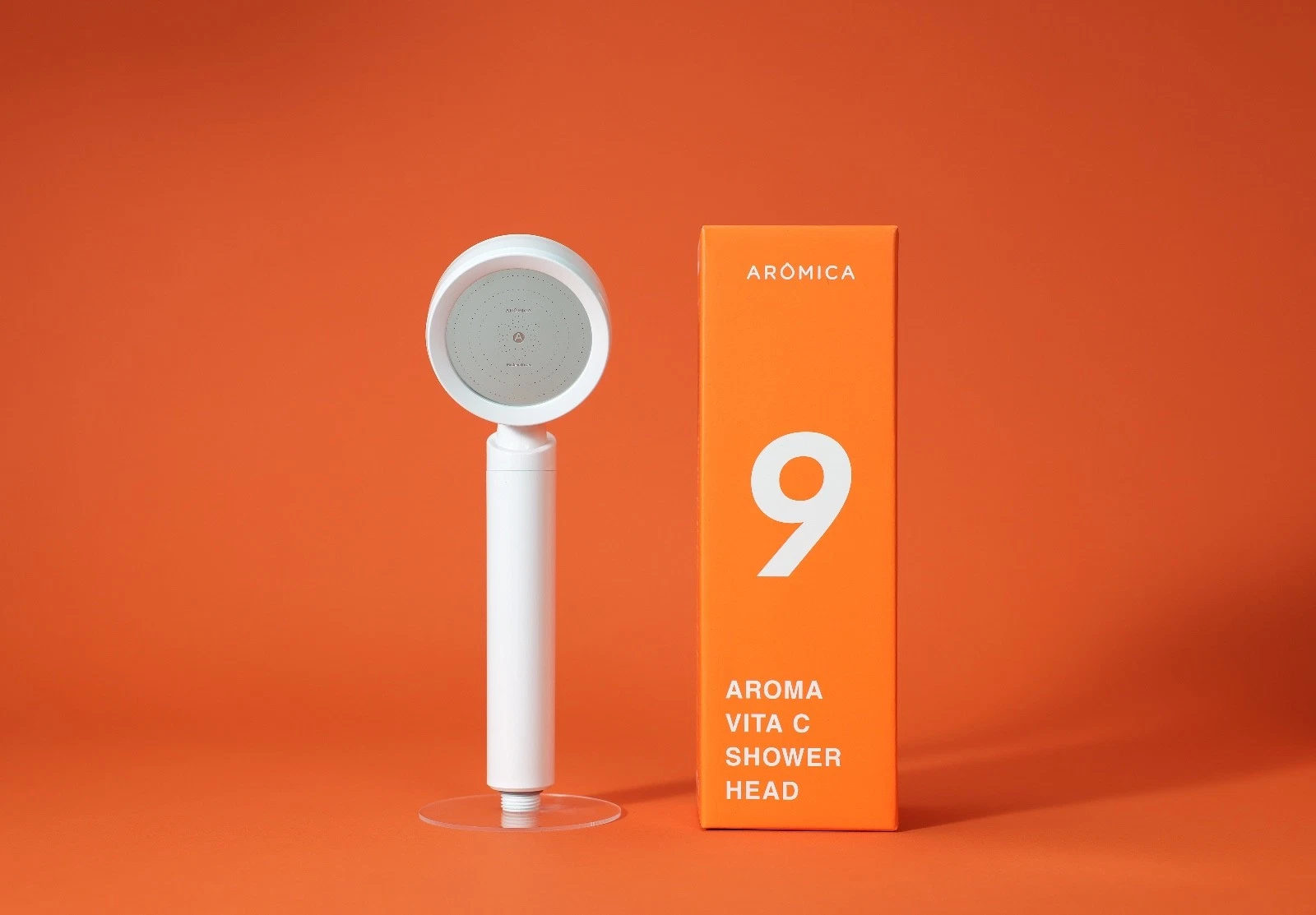 AROMICA ARO-900 White Vitamin filtered shower head, High water pressure,