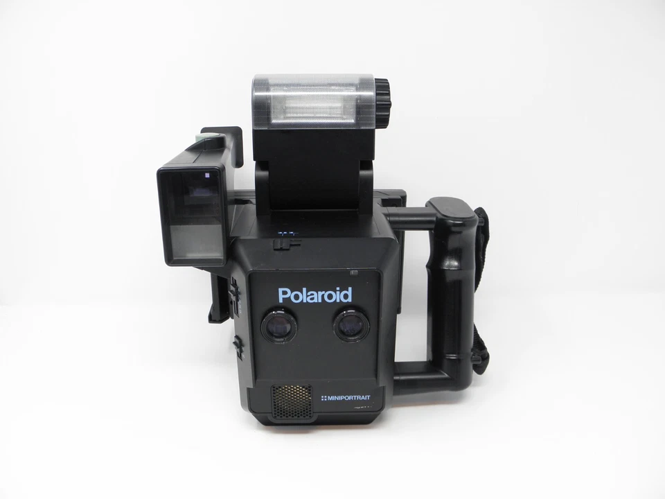 Cámara de pasaporte instantánea Polaroid Miniportrait modelo 203 sin probar como está Foto 2 de 4