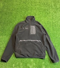 Nike Pullover Men XL Black Travis Scott Cact.us Corp Jack Phantom Fleece 1/4 Zip