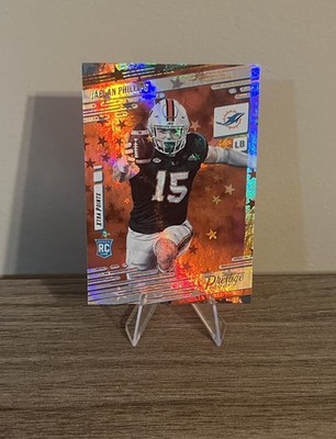 2021 Panini Prestige - Rookies Jaelan Phillips #262 Xtra Points Astral (RC)