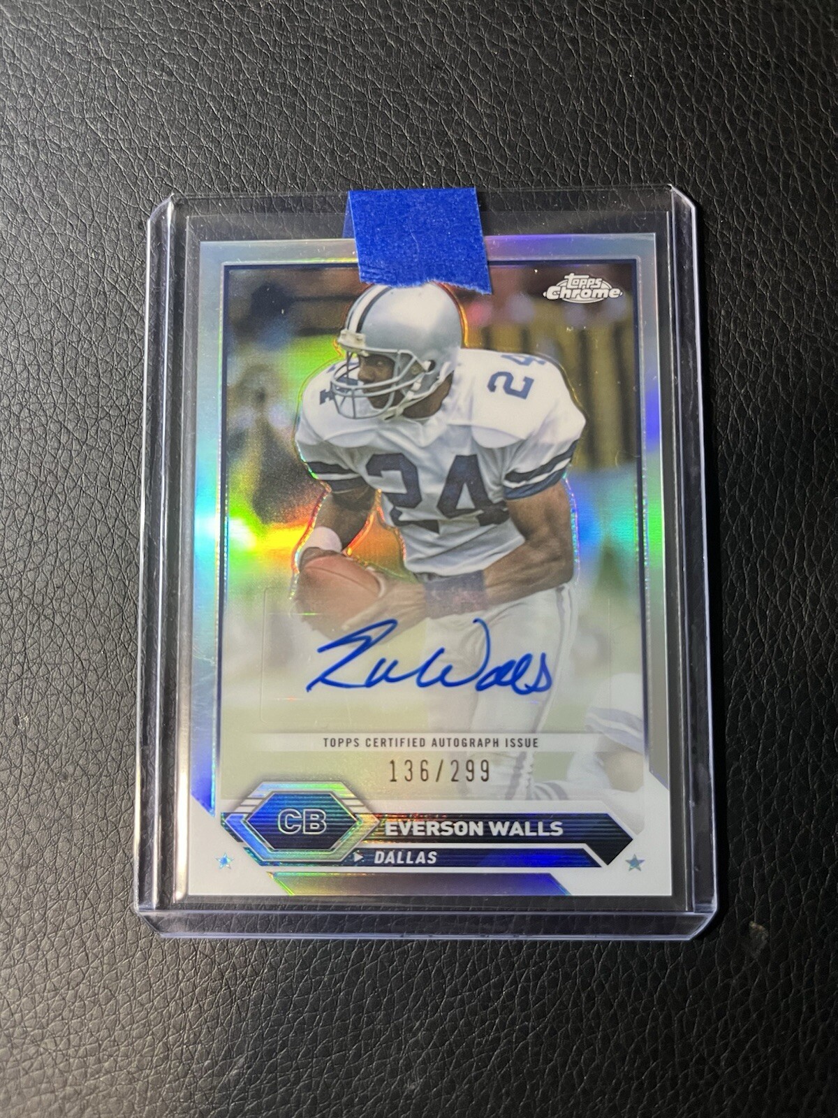2023 Topps Composite - Topps Chrome Auto Variation Refractor /299 Everson Walls