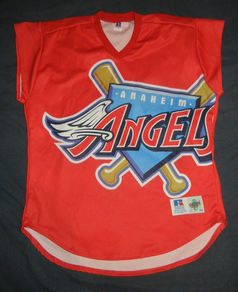 TROY GLAUS Anaheim Angels Los Angeles Turn Ahead The Clock Jersey