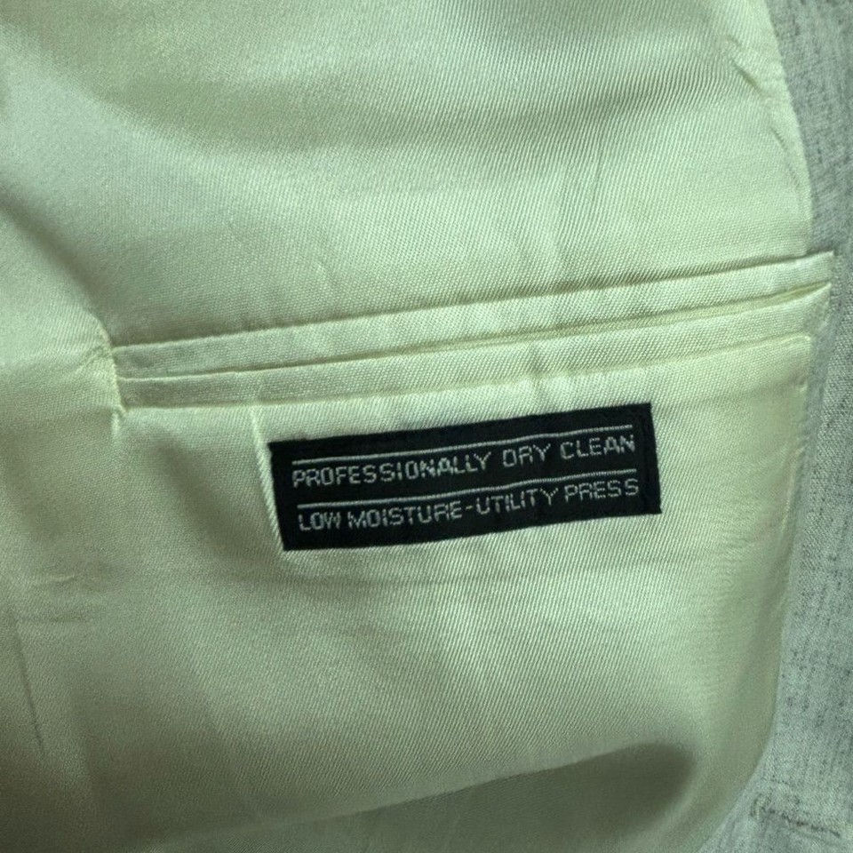 David Taylor 44R cream with dark brown Sport Jacket Blazer Career