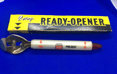 Vintage Phillips 66 Crossroads Truck Plaza 2 way Sales Builder Ready Opener.IN