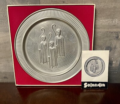 Selandia Christmas Plate Three Wise Men - New in Box