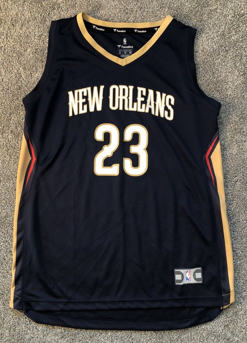 NBA New Orleans Pelicans Jersey Fanatics Youth Kids XL Blue