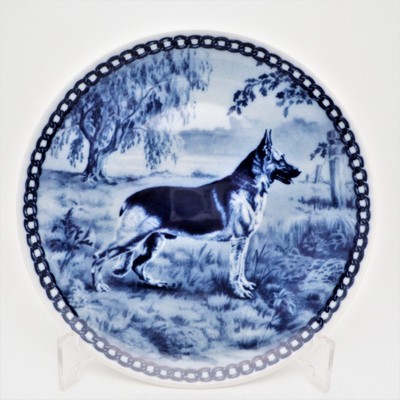 Tove Svendsen Org. Hundeplatte Wandteller Deutscher Schäferhund Made in Denmark