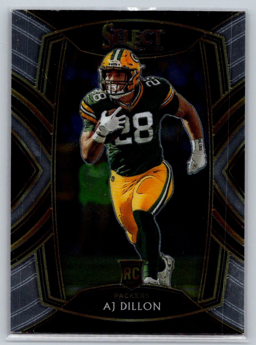 2020  Panini Select #265 AJ Dillon RC Packers