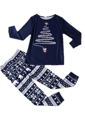 ENJOYNIGHT Weihnachtsbaum Santa Eisbär XMAS PYJAMA 8-9 Jahre NEU