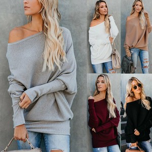 one shoulder baggy tops
