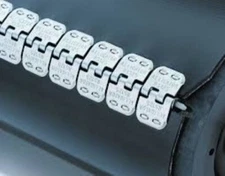 Flexco RS125J24/600NC Alligator Staple Lacing with Hinge Pins (1 Box of 4 Sets)