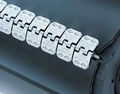 Flexco RS125J24/600NC Alligator Staple Lacing with Hinge Pins (1 Box of 4 Sets)