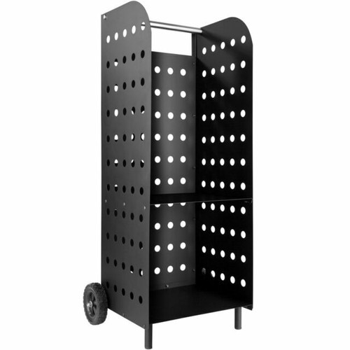 Brucialegna Porte-Bois Pour Cheminée en Fer Avec Poignées de