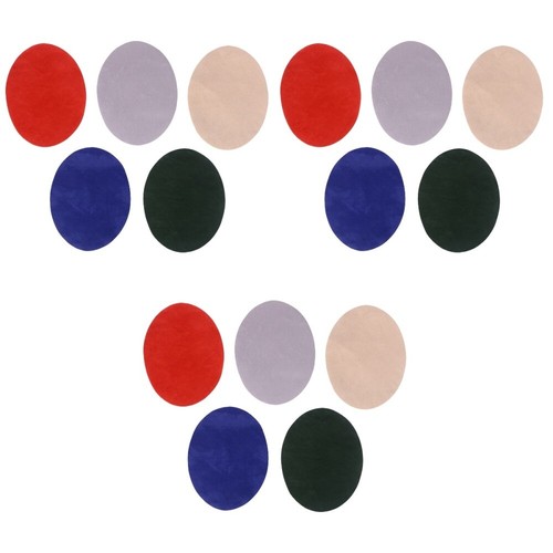 30 Pcs Oval Form PU Patch Reparatur Nähen Knie Ellenbogen Patches - Bild 4 von 12