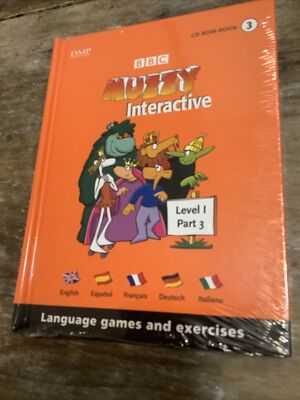 BBC Muzzy Interactive language course French Spanish+ Level 1 CD ROM Book 3