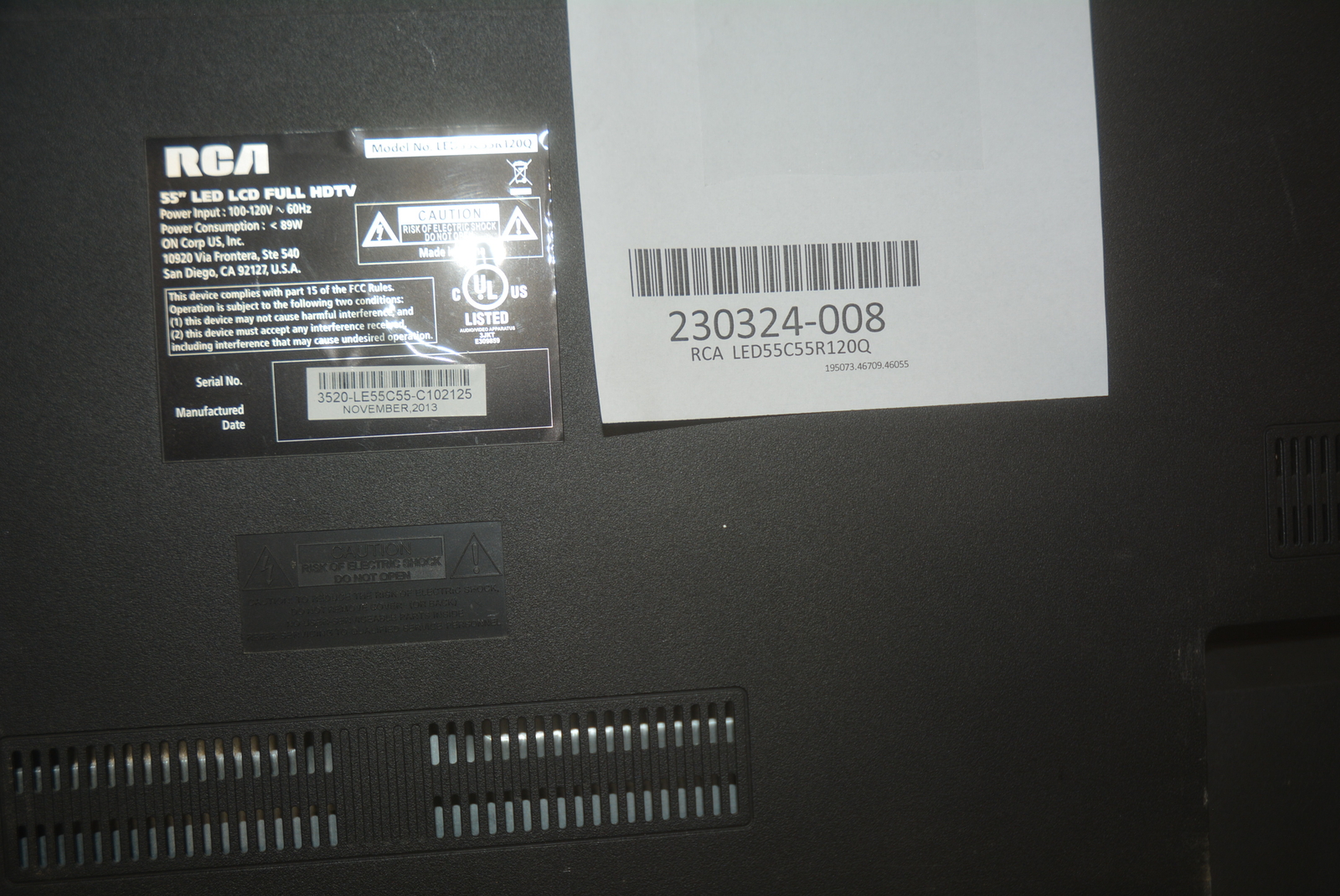 Carte FRC Pour TV RCA RLED6090 – Modèle CV6M30L-A / 890-103-6M30 – Occasion Testée