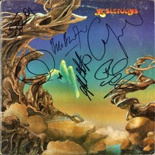 YES Yesterdays FULLY SIGNED Vinyl LP, Chris Squire Alan White Anderson AUTOGRAPH
