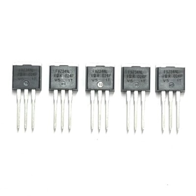 (PKG of 5) IRF9Z34NLPBF P-Channel MOSFET, -55V -12A, IR, TO-262