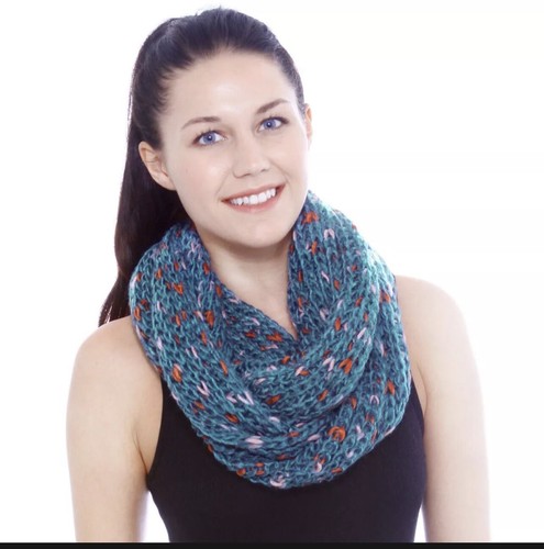 Women Winter Warm Thick Long Scarf Infinity Circle Cable Knit Scarves Wrap - Picture 5 of 21