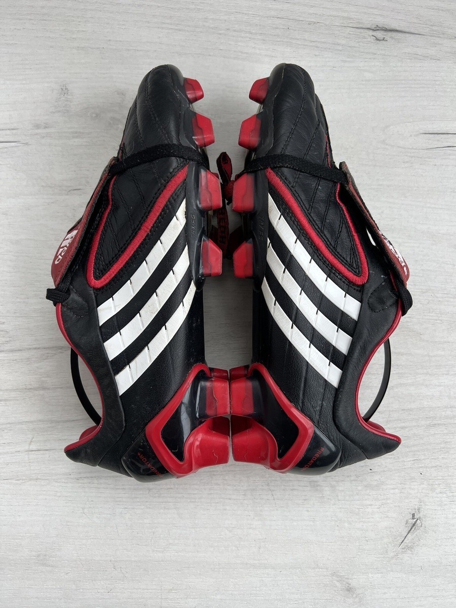 Adidas Predator Powerswerve FG Red Black Football Cleats US8 UK7 1
