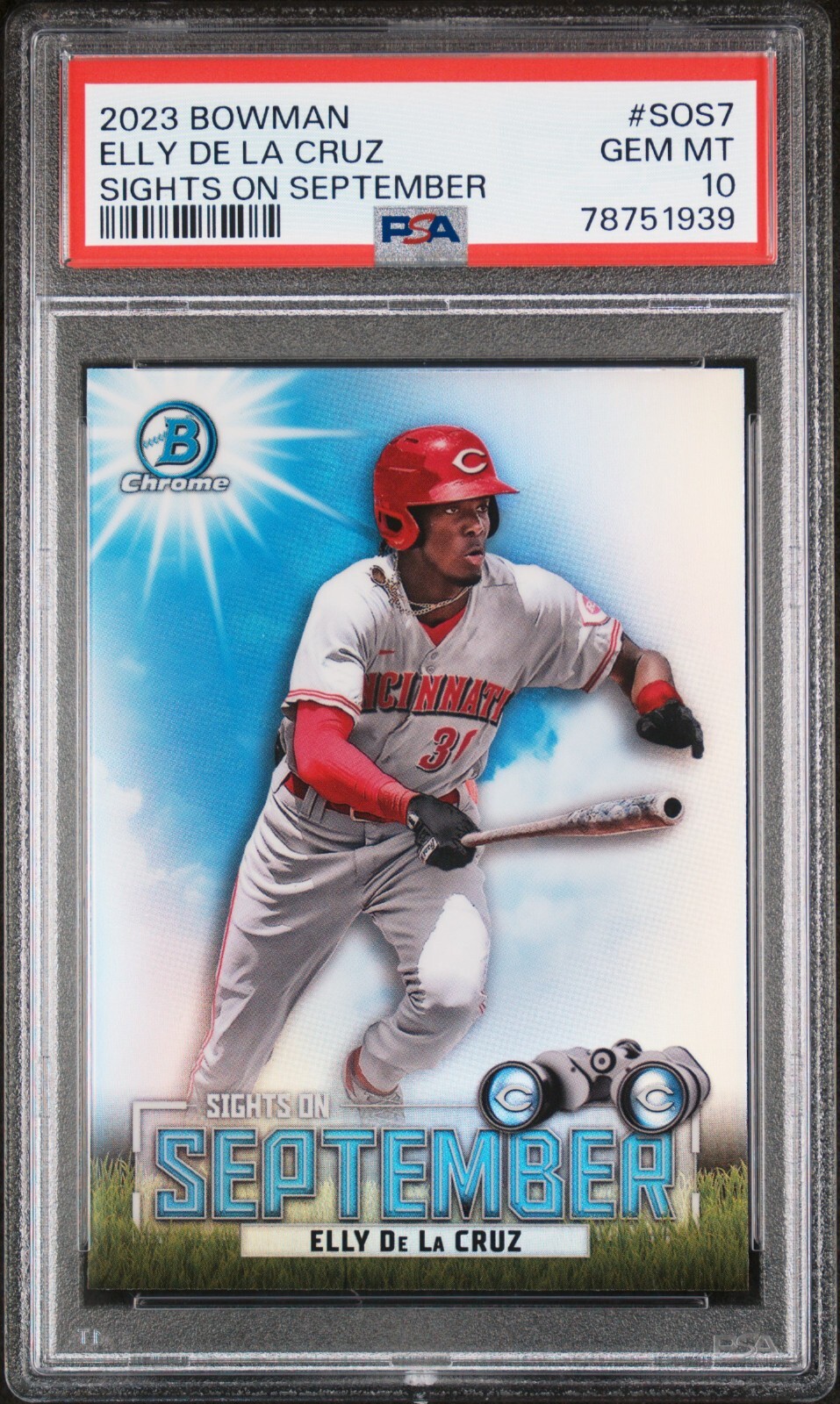 Elly De La Cruz 2023 Bowman "Sights On September" Rookie - PSA 10 - GEM MINT