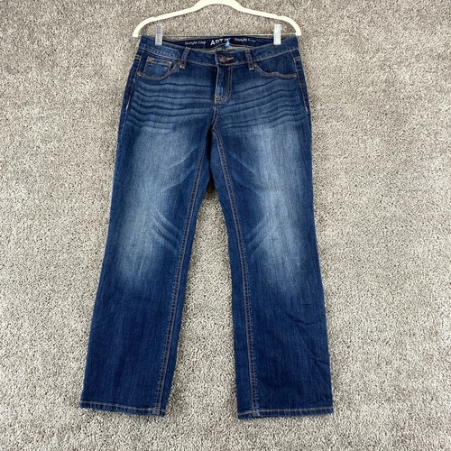 Apt 9 Jeans Womens Size 4 Blue Straight 