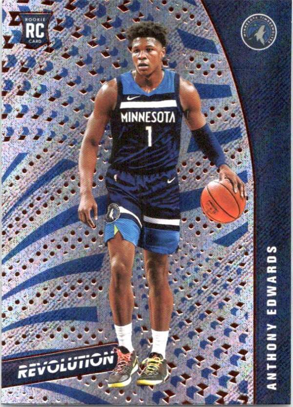 Image 1 - 2020-21-PANINI-REVOLUTION-125-ANTHONY-EDWARDS-RC-TIMBERWOLVES