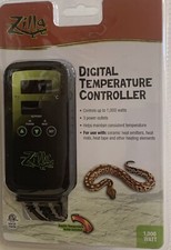 ZILLA DIGITAL TEMPERATURE CONTROLLER 1000 WATT-3 POWER OUTLETS-MAINTAIN TEMP-NEW